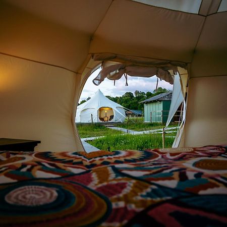 Luxury Glamping Retreat In Battle 빌라 외부 사진