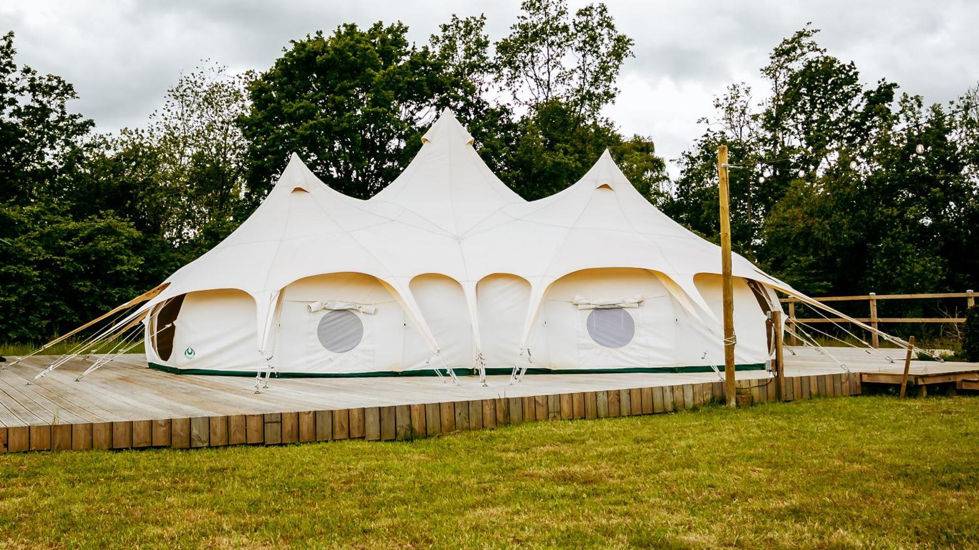 Luxury Glamping Retreat In Battle 빌라 외부 사진