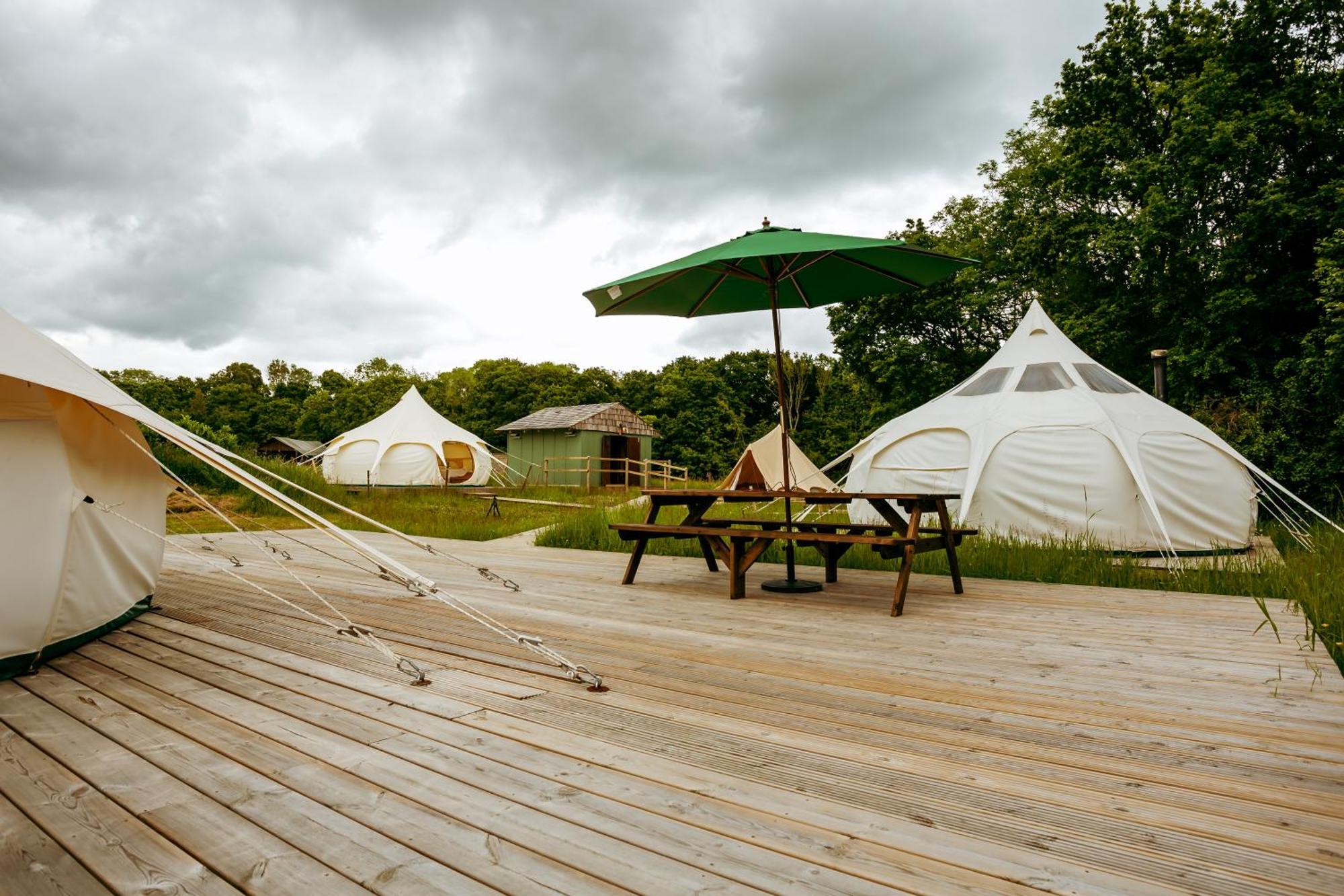 Luxury Glamping Retreat In Battle 빌라 외부 사진