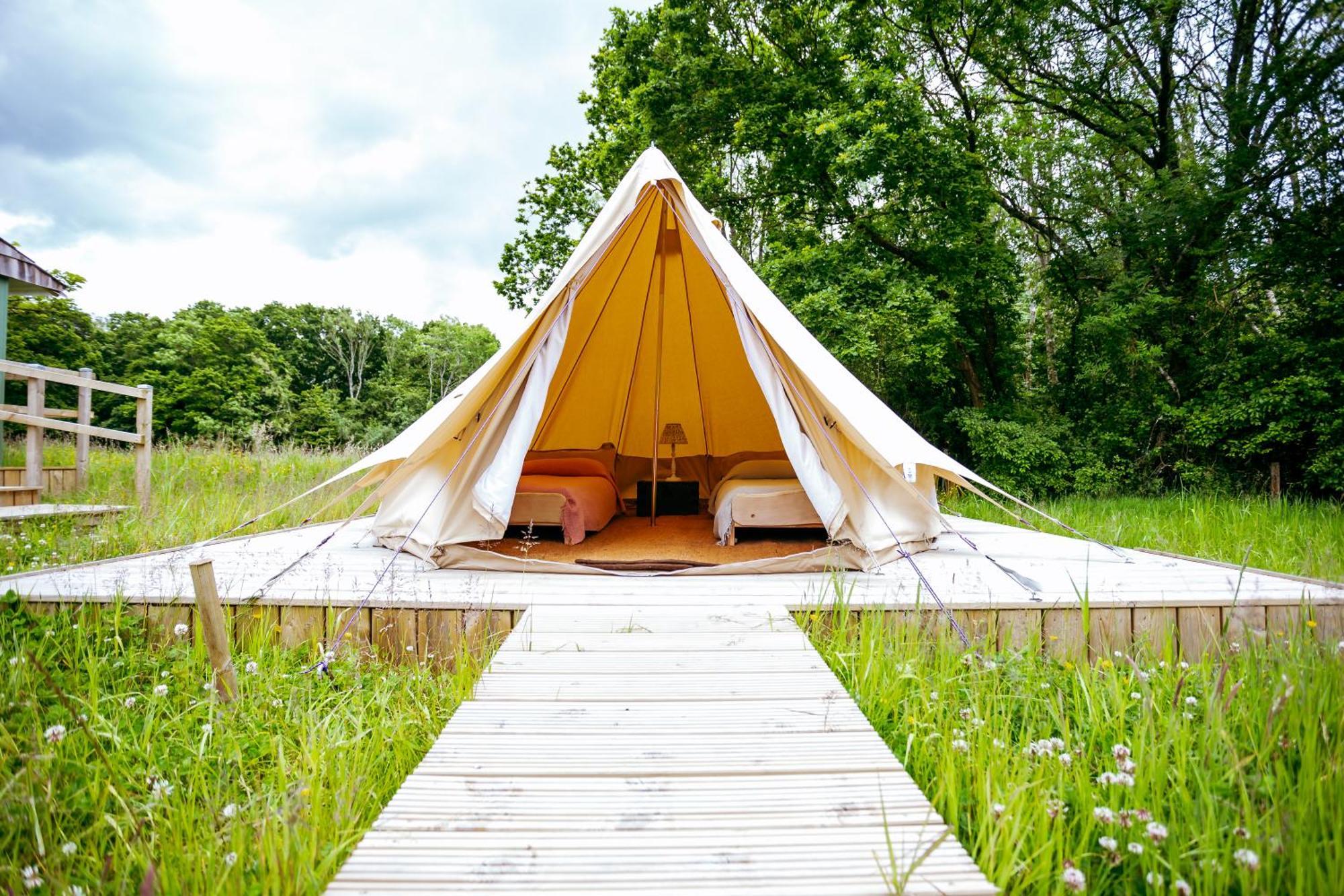 Luxury Glamping Retreat In Battle 빌라 외부 사진
